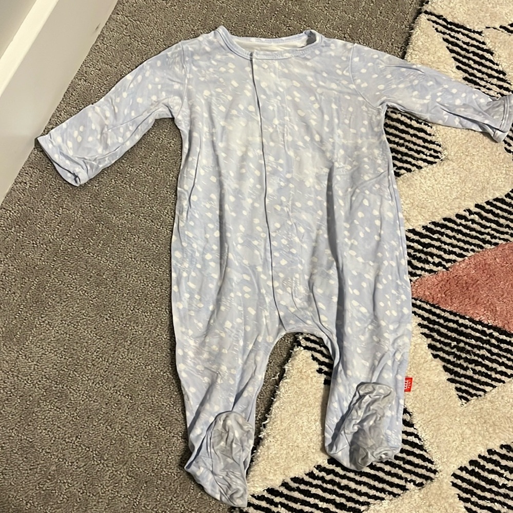 Magnetic me pj white dot print